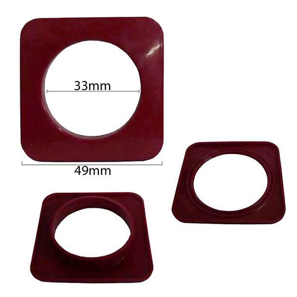 Ilhós Para cortina Quadrado 30mm com 25 Pares 9134/30 Mogno